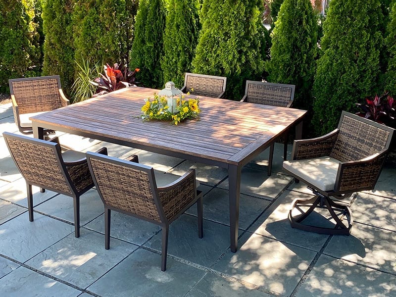 Best Patio Dining Sets Long Island, Outdoor Couch And Dining Table Set