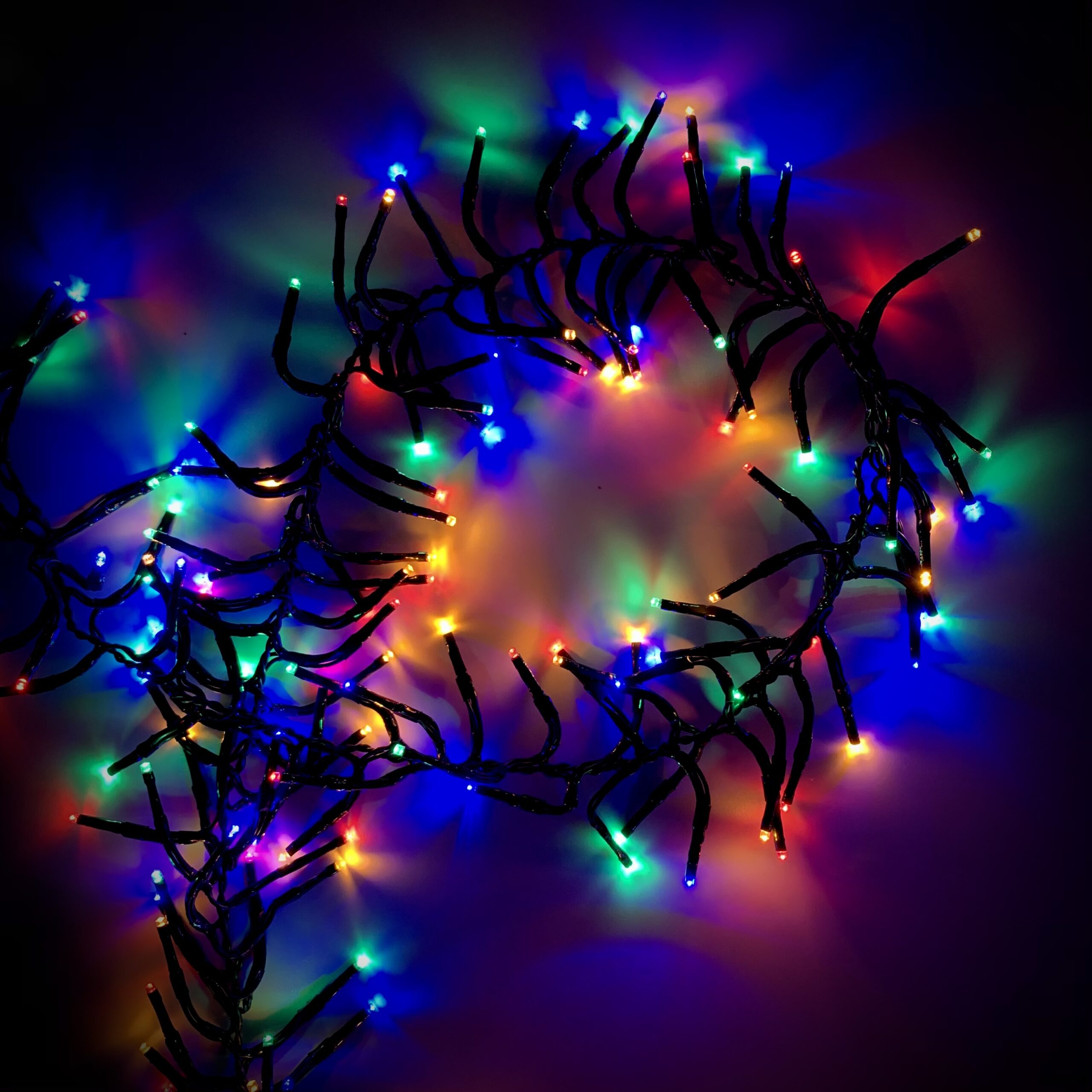 Cluster Twinkle Lights Multi-Colored