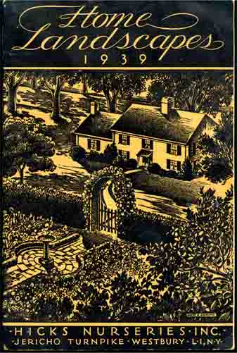 Hicks Nurseries Home Landscapes 1939 - cover