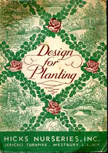 Hicks Nurseries circa 1929 Design-for-Planting-Cover