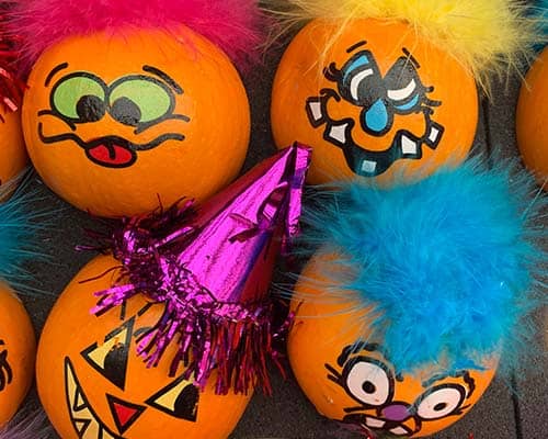 painted-pumpkins-with-hair