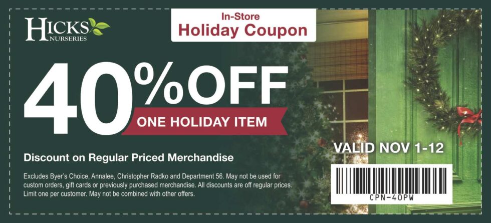 The Largest Christmas Store on Long Island NY | Hicks Nurseries